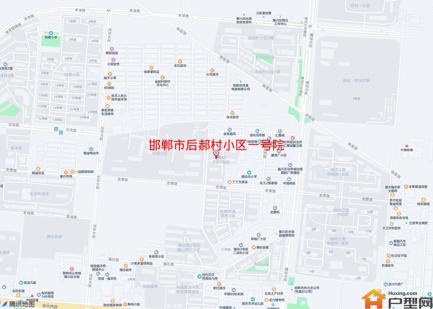 后郝村小区一号院小区 - 户型网