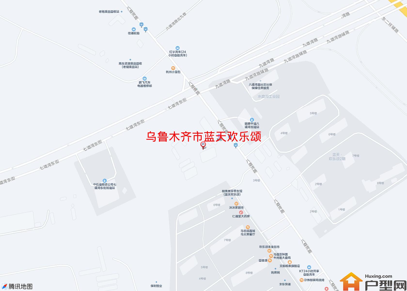蓝天欢乐颂小区 - 户型网