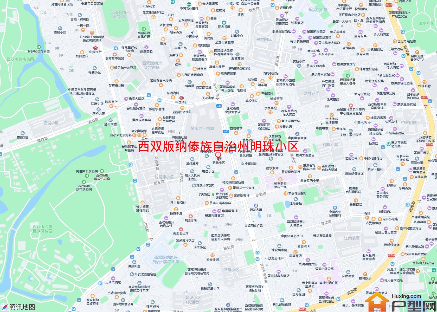 明珠小区(勐捧路28号)小区 - 户型网