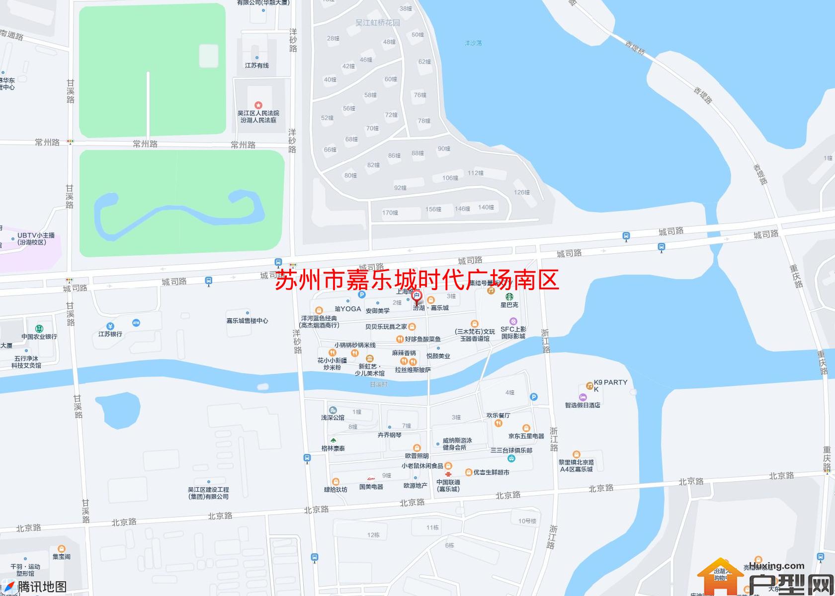 嘉乐城时代广场南区小区 - 户型网