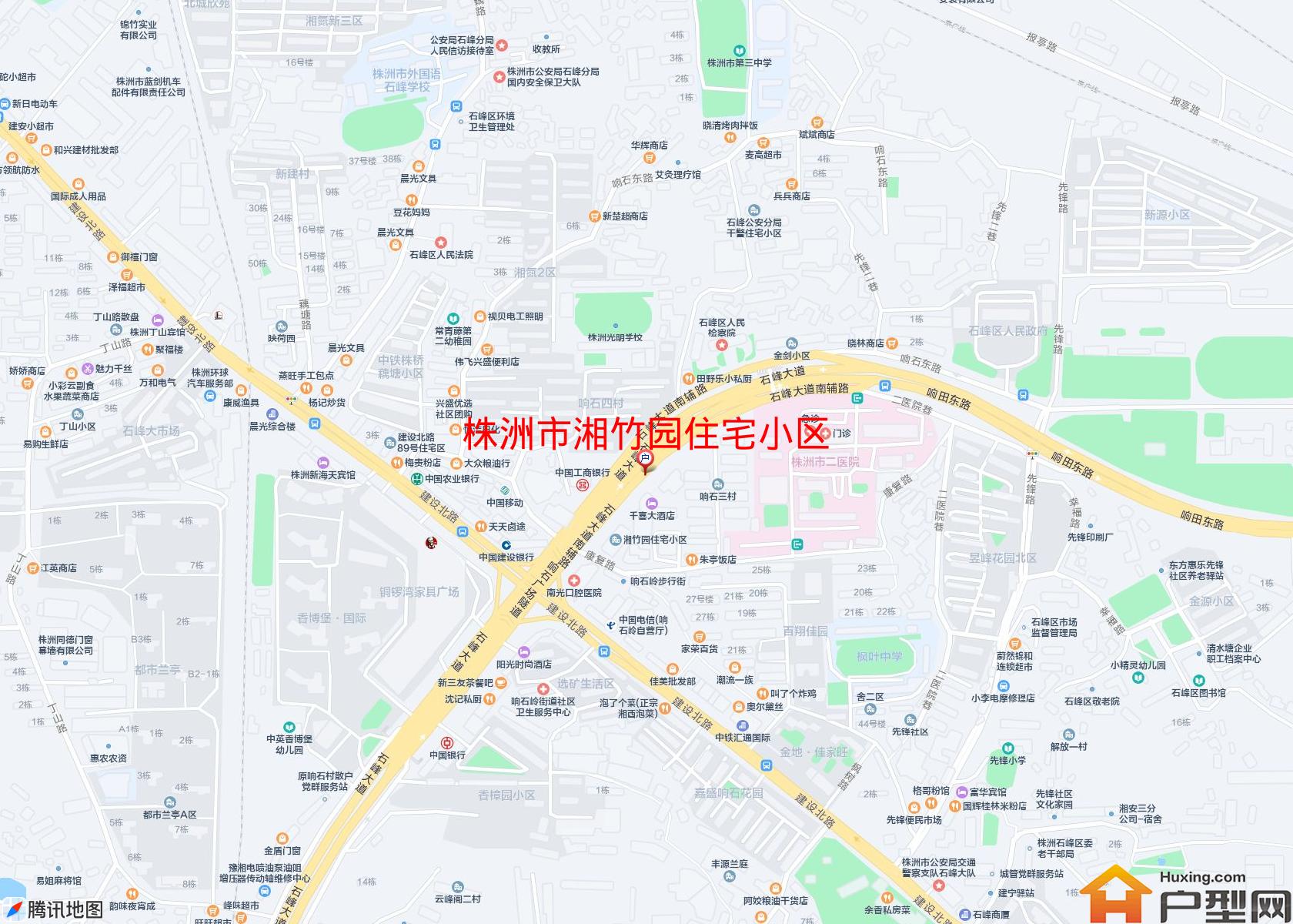 湘竹园住宅小区小区 - 户型网