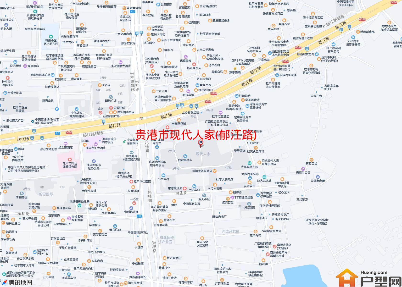 现代人家(郁江路)小区 - 户型网