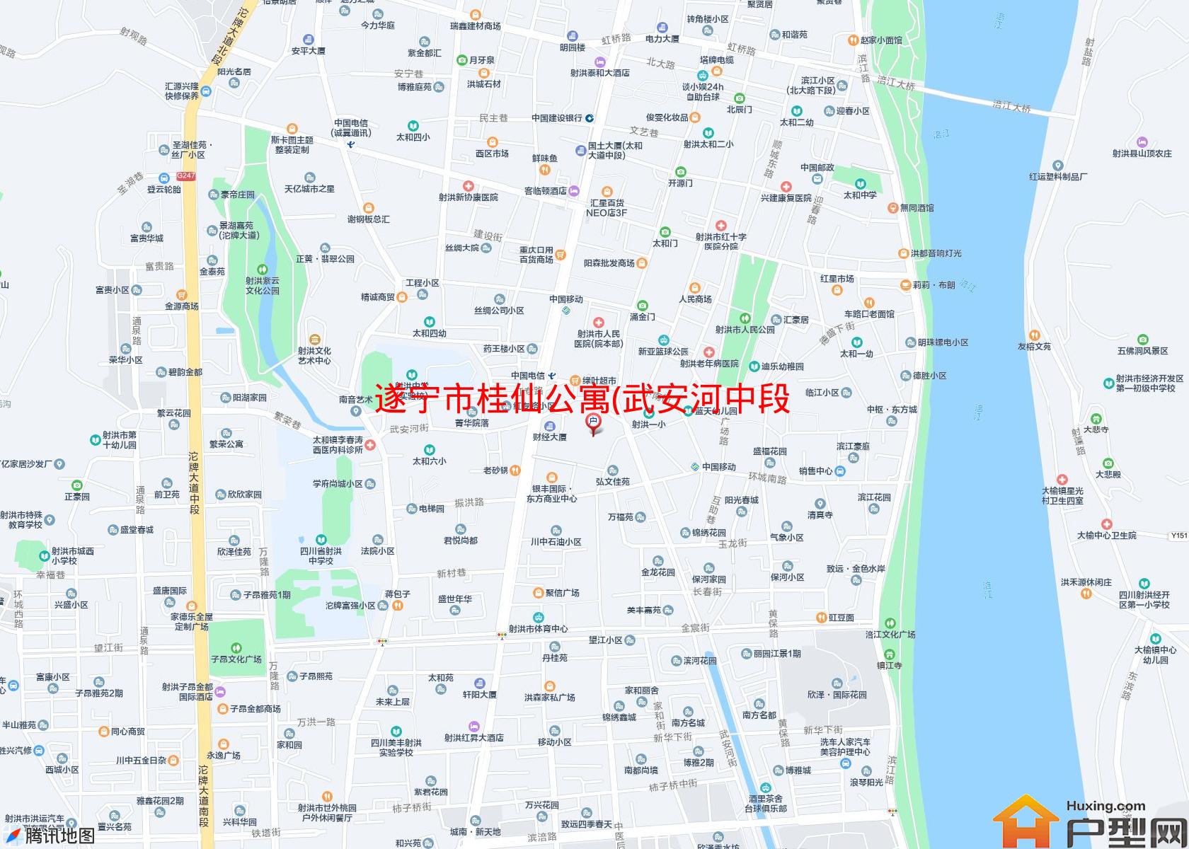 桂仙公寓(武安河中段47号)小区 - 户型网