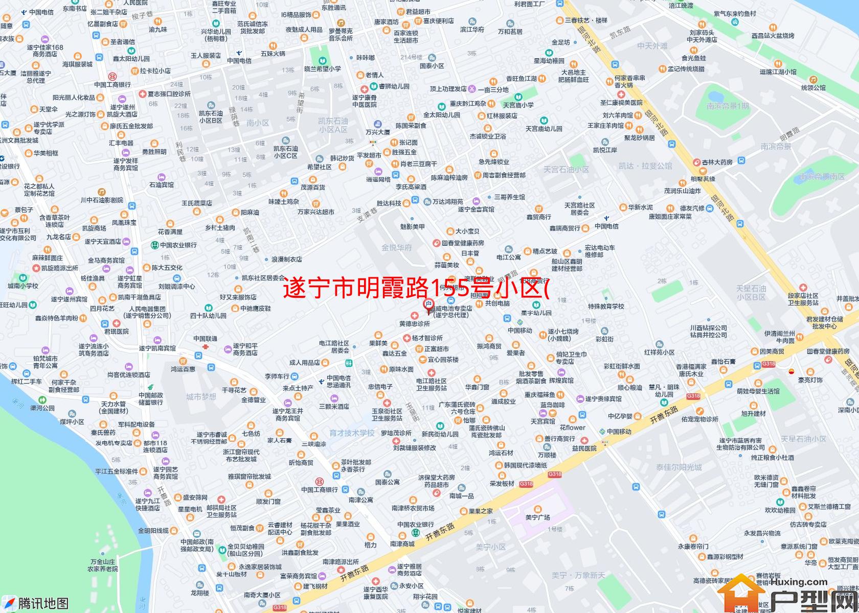 明霞路155号小区(明霞路155号)小区 - 户型网