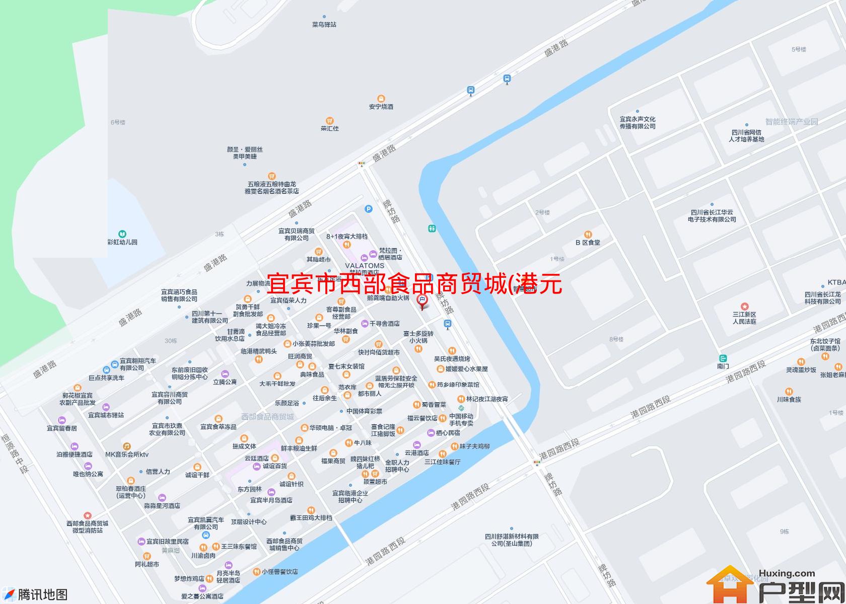 西部食品商贸城(港元路西段)小区 - 户型网