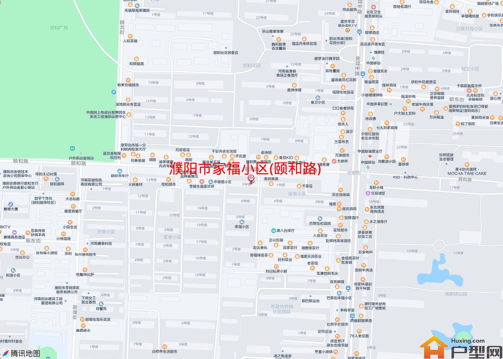 家福小区(颐和路)小区 - 户型网