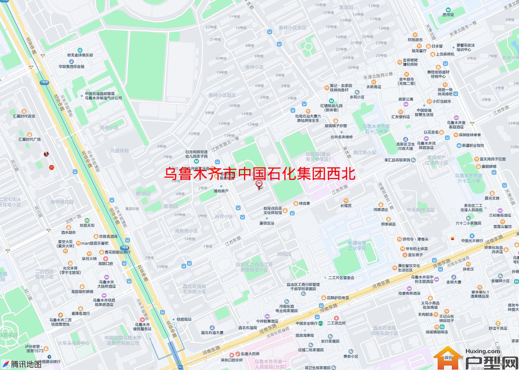 中国石化集团西北石油局江苏东路小区小区 - 户型网