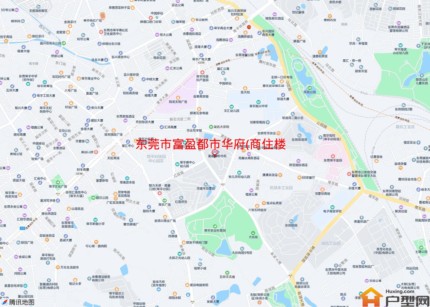 富盈都市华府(商住楼)小区 - 户型网