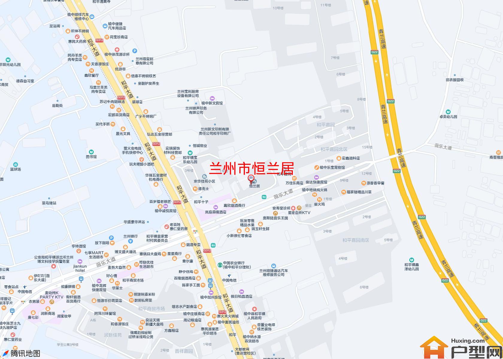 恒兰居小区 - 户型网