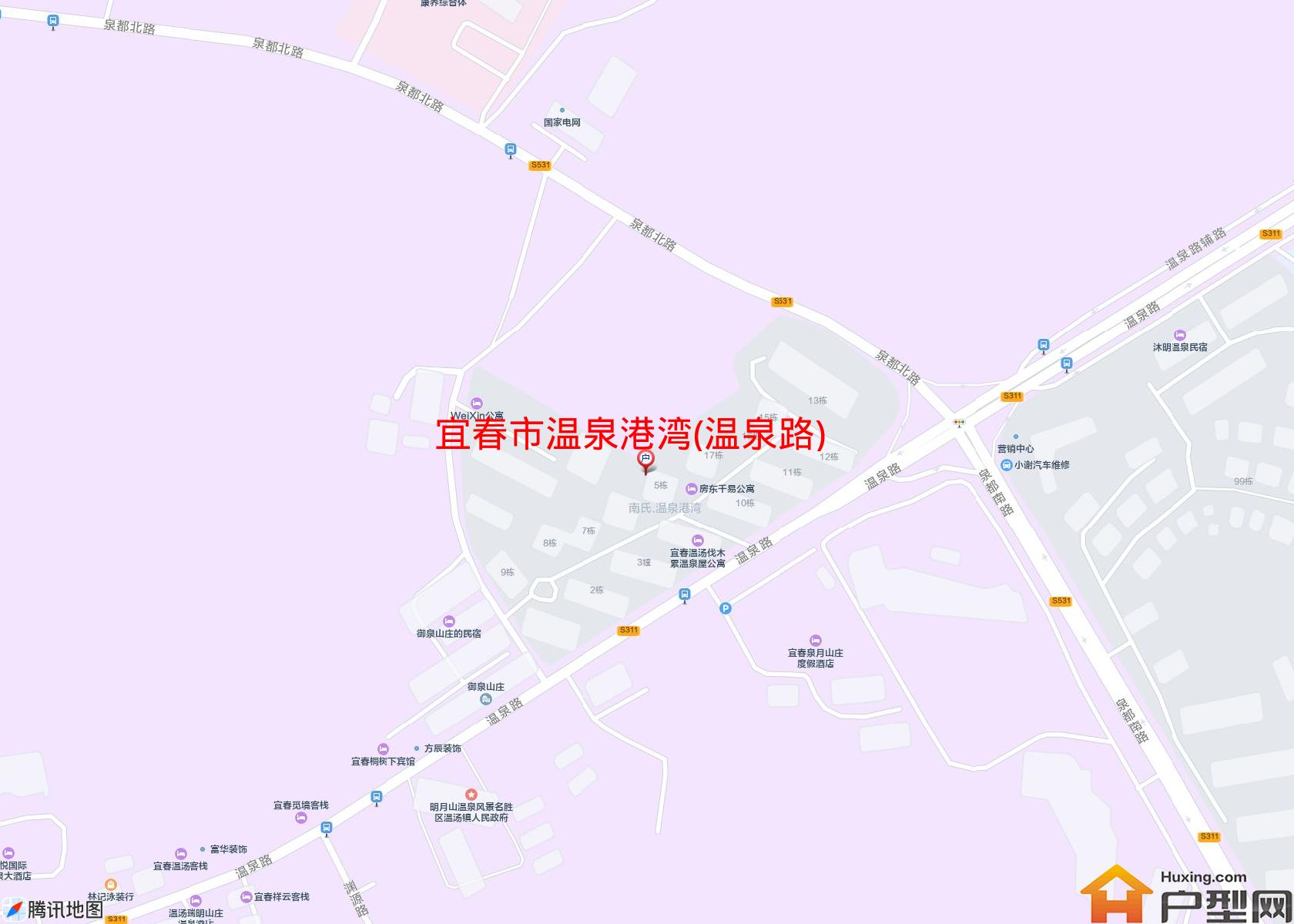 温泉港湾(温泉路)小区 - 户型网