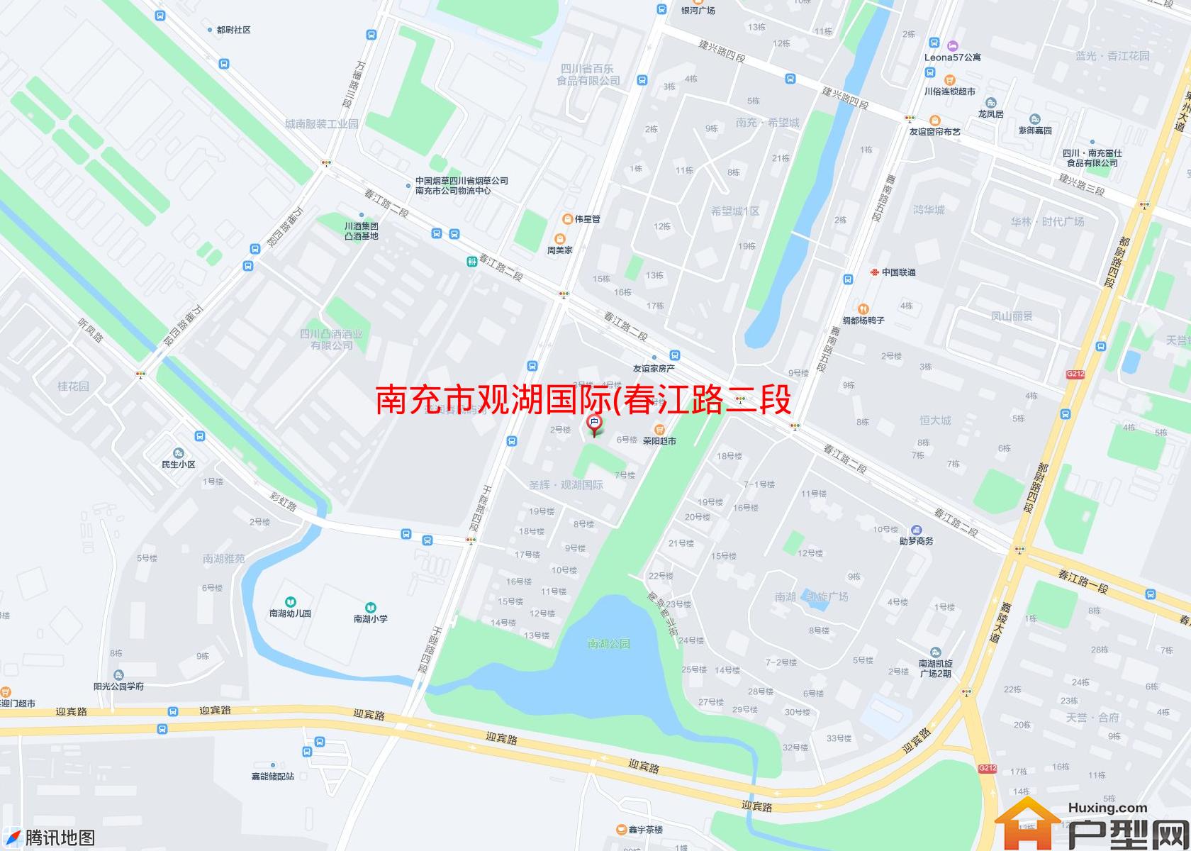观湖国际(春江路二段)小区 - 户型网