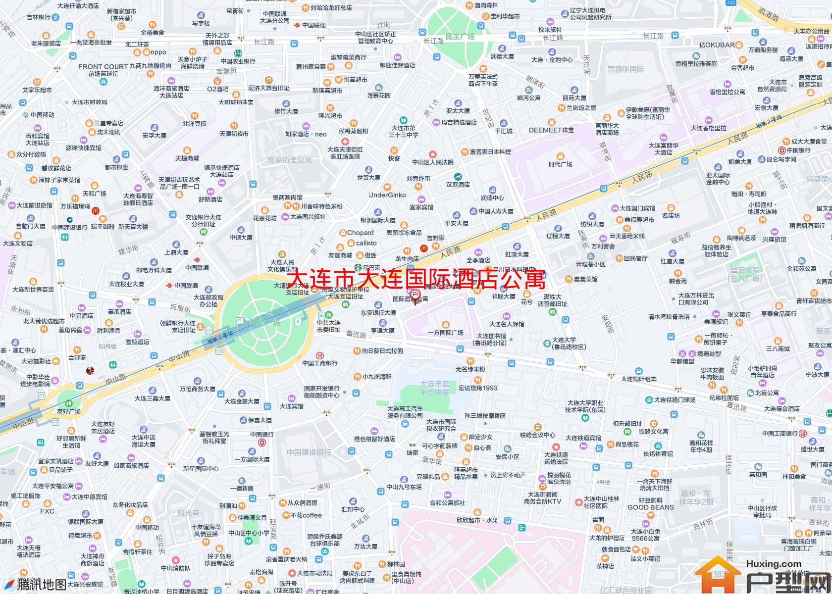 大连国际酒店公寓小区 - 户型网