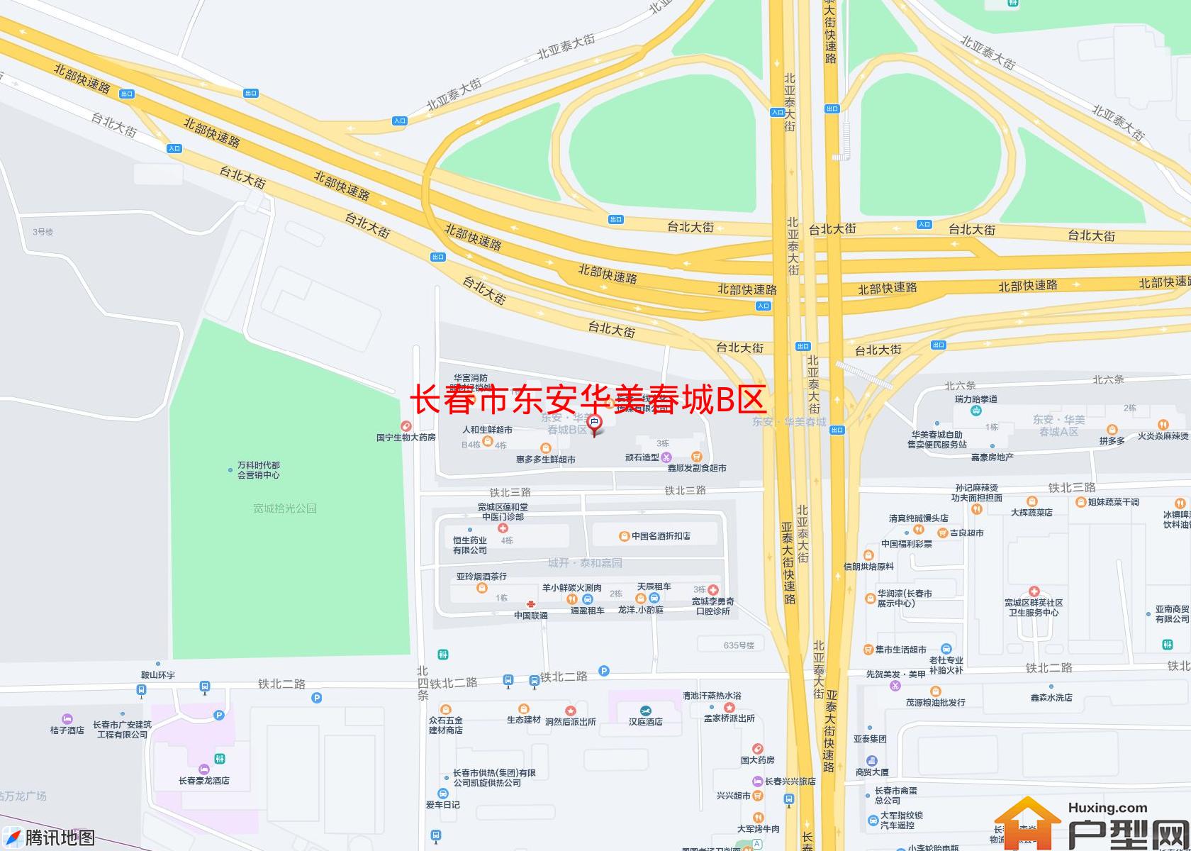 东安华美春城B区小区 - 户型网