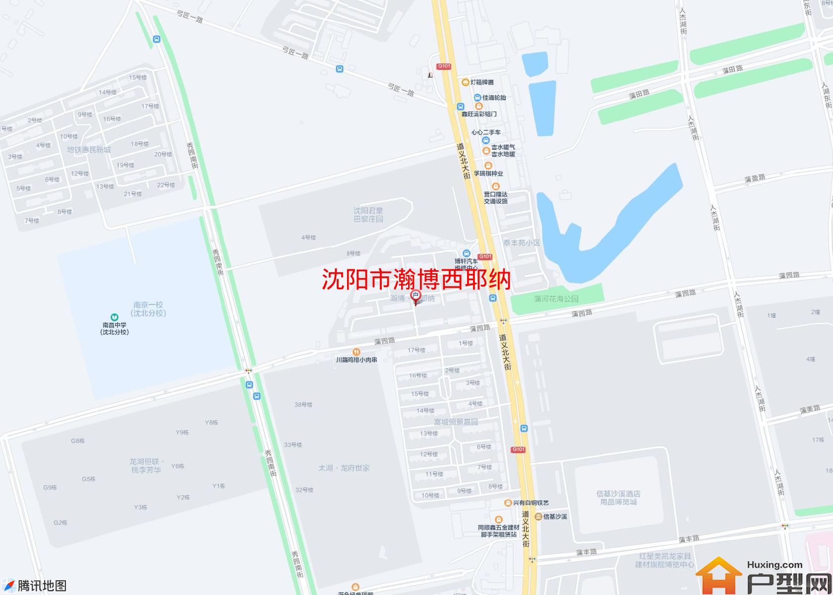 瀚博西耶纳小区 - 户型网