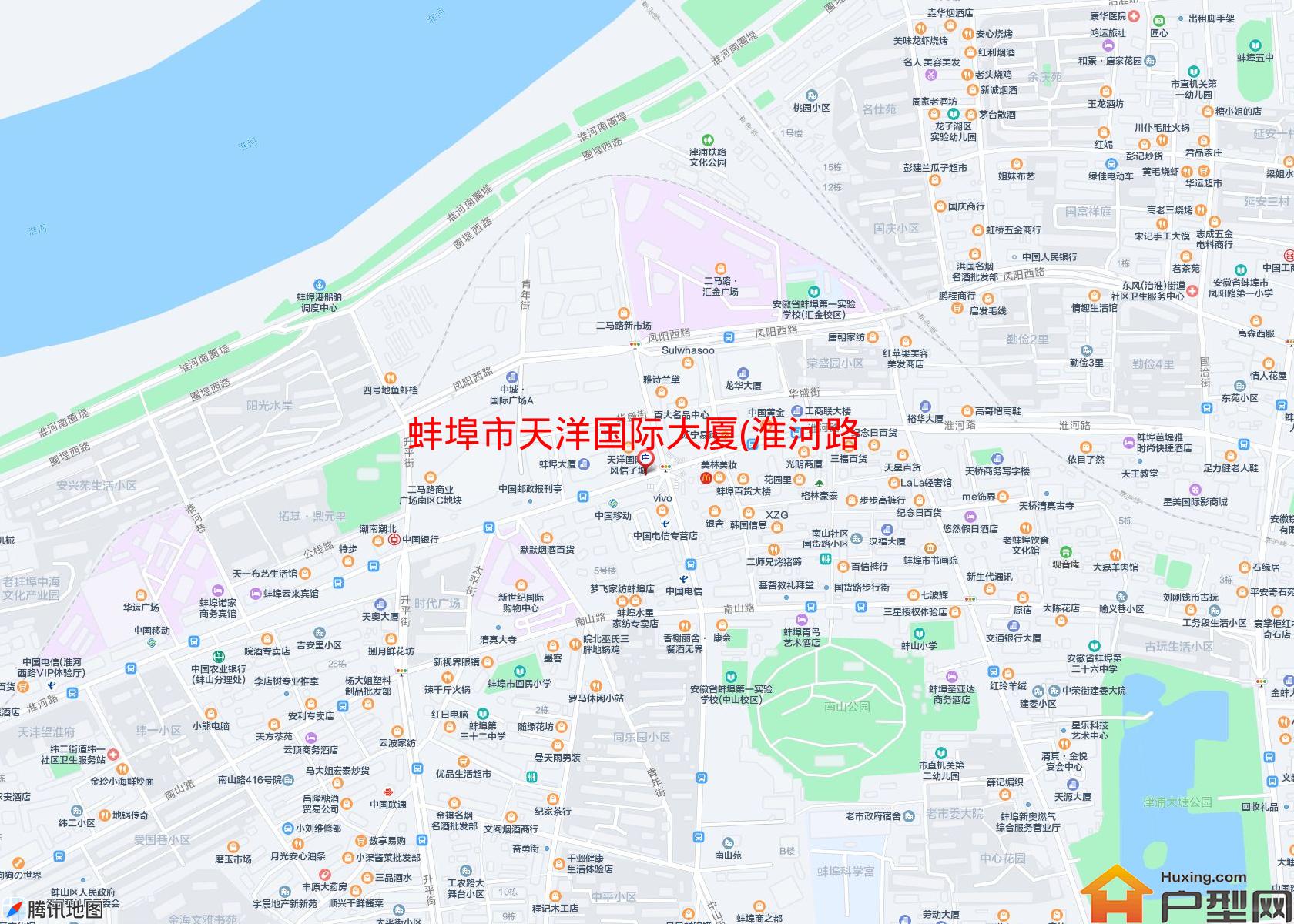 天洋国际大厦(淮河路)小区 - 户型网
