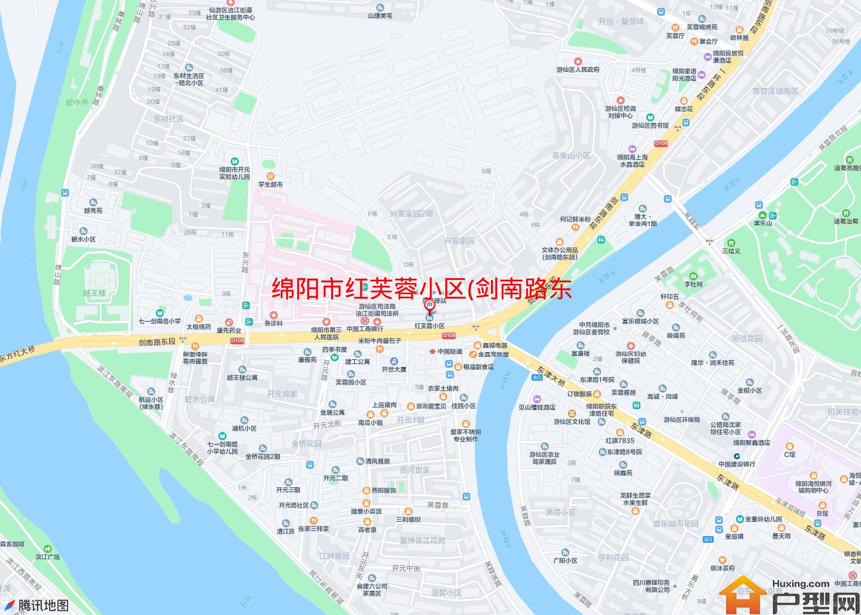 红芙蓉小区(剑南路东段140-146号)小区 - 户型网