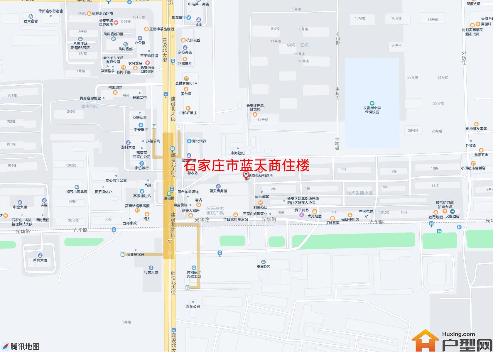 蓝天商住楼小区 - 户型网