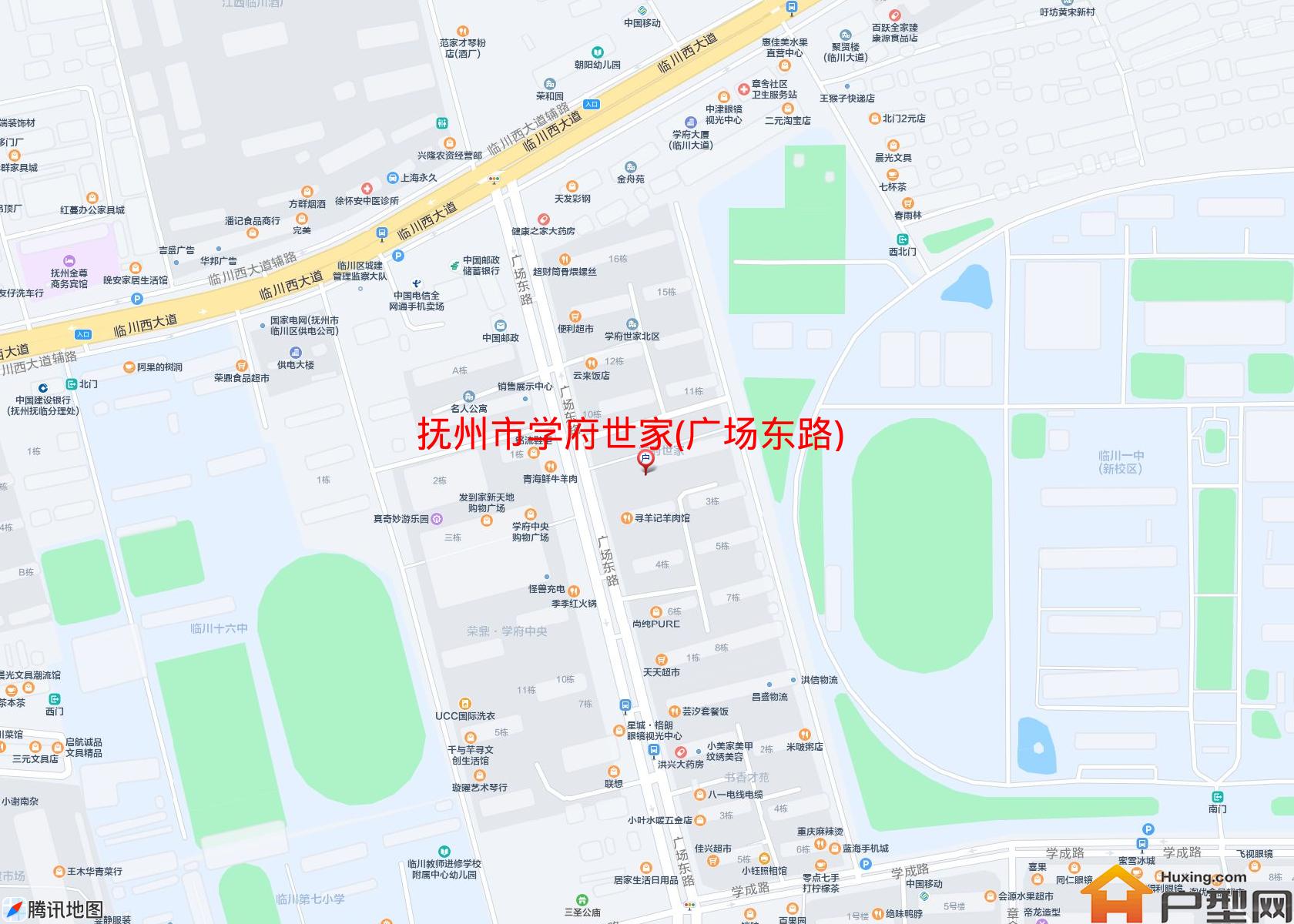 学府世家(广场东路)小区 - 户型网