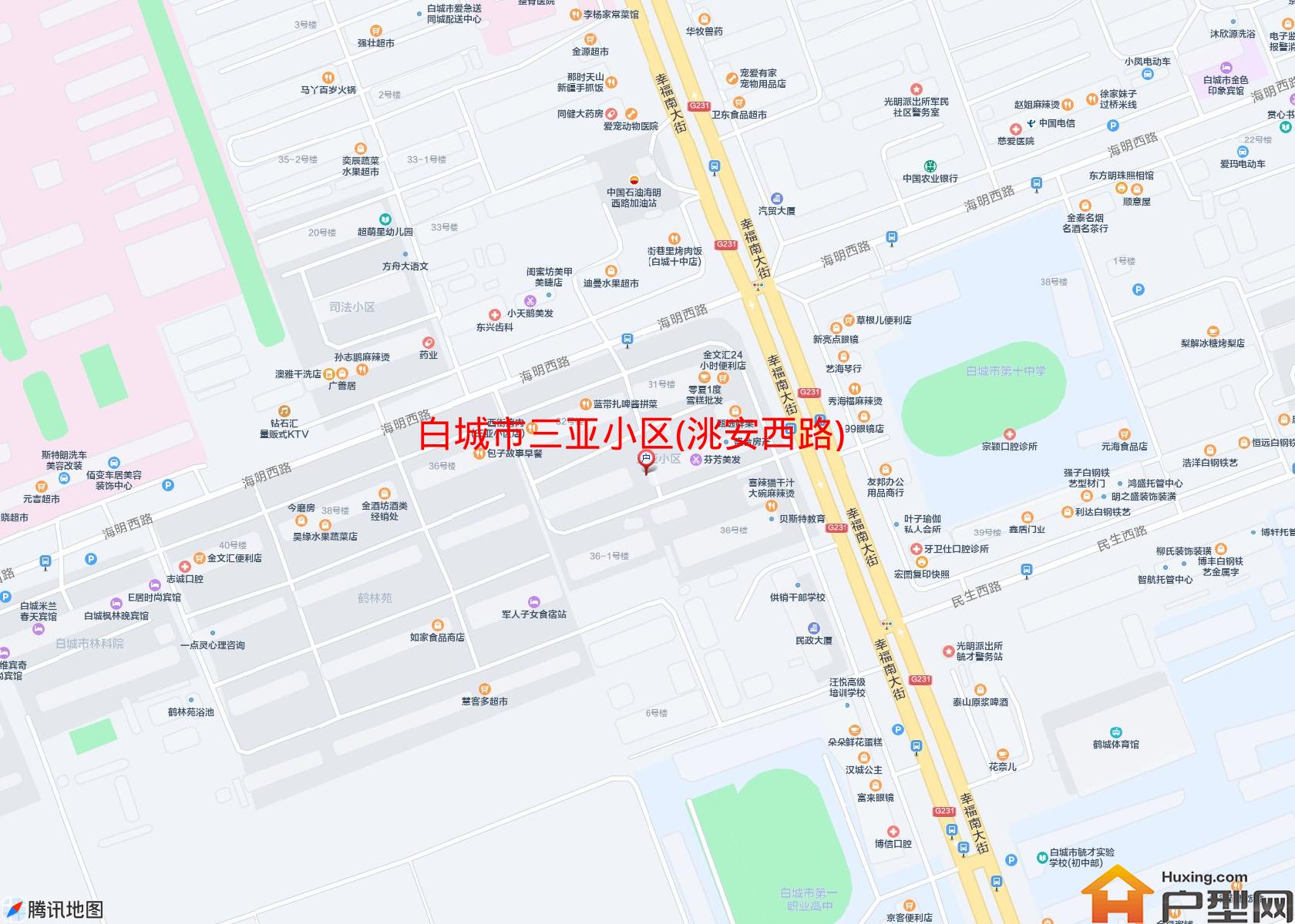 三亚小区(洮安西路)小区 - 户型网