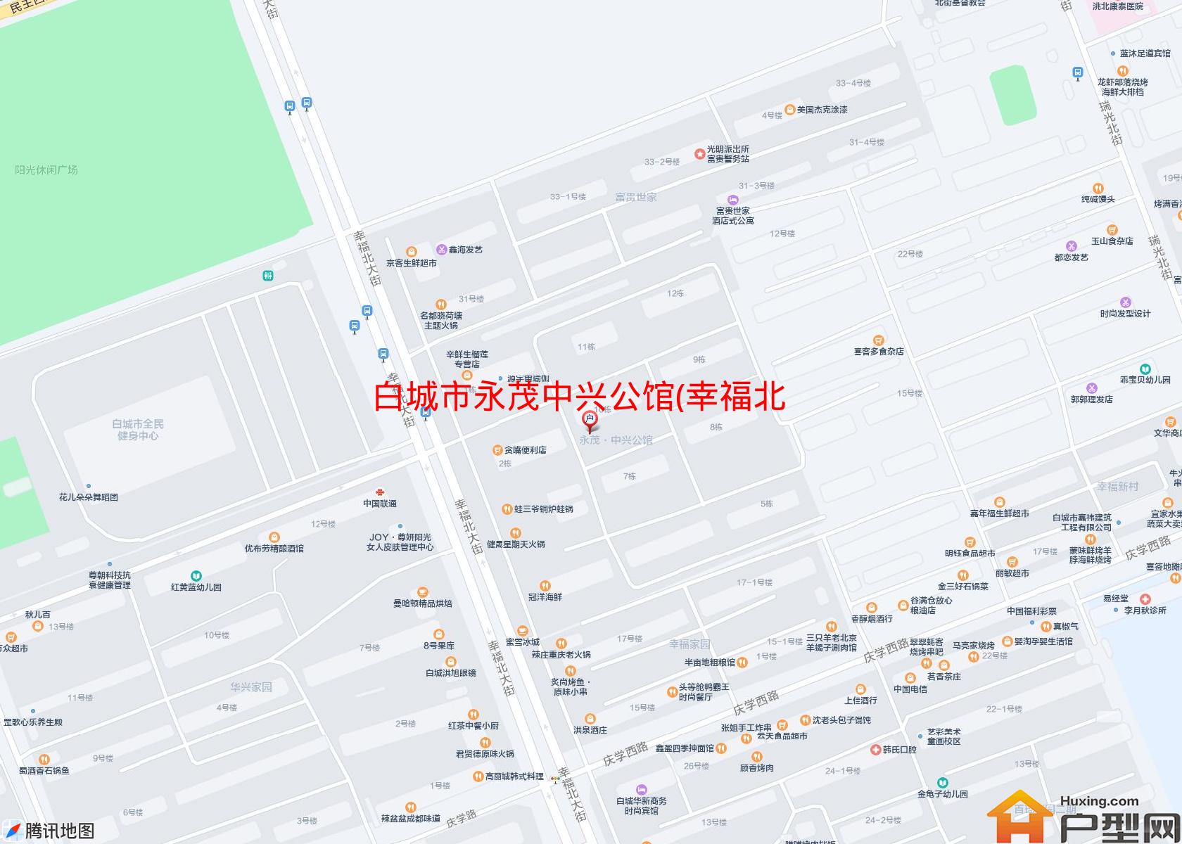永茂中兴公馆(幸福北大街)小区 - 户型网
