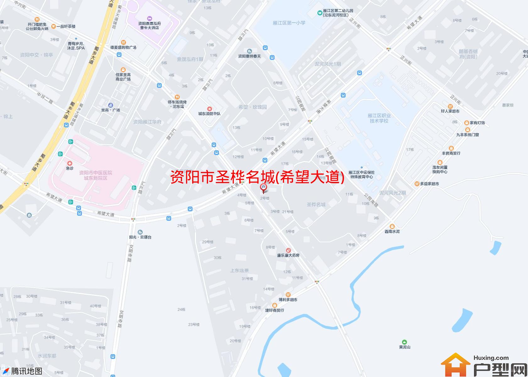 圣桦名城(希望大道)小区 - 户型网