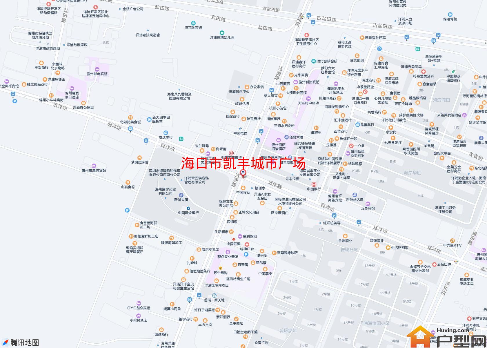 凯丰城市广场小区 - 户型网