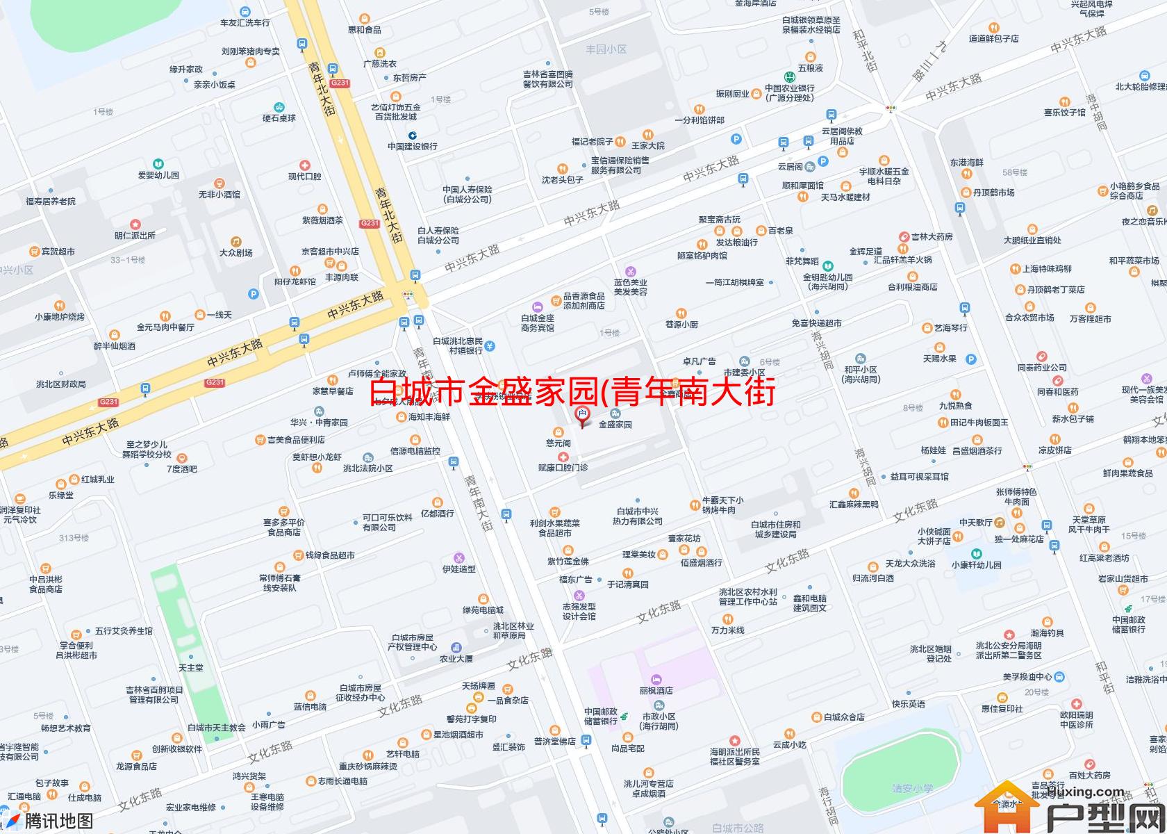 金盛家园(青年南大街)小区 - 户型网