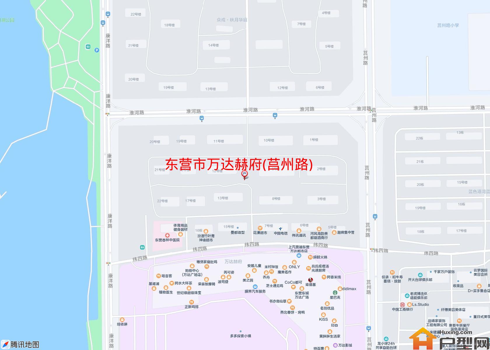 万达赫府(莒州路)小区 - 户型网