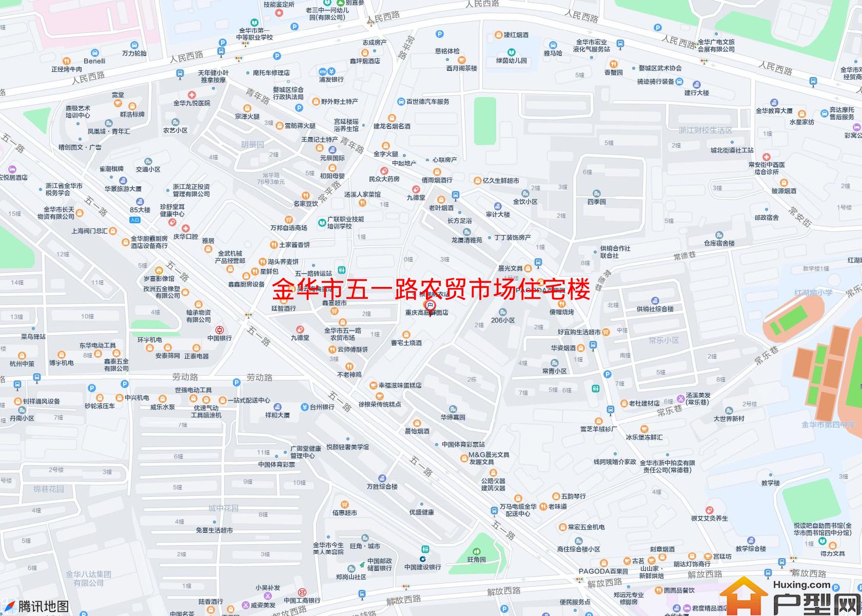 五一路农贸市场住宅楼小区 - 户型网