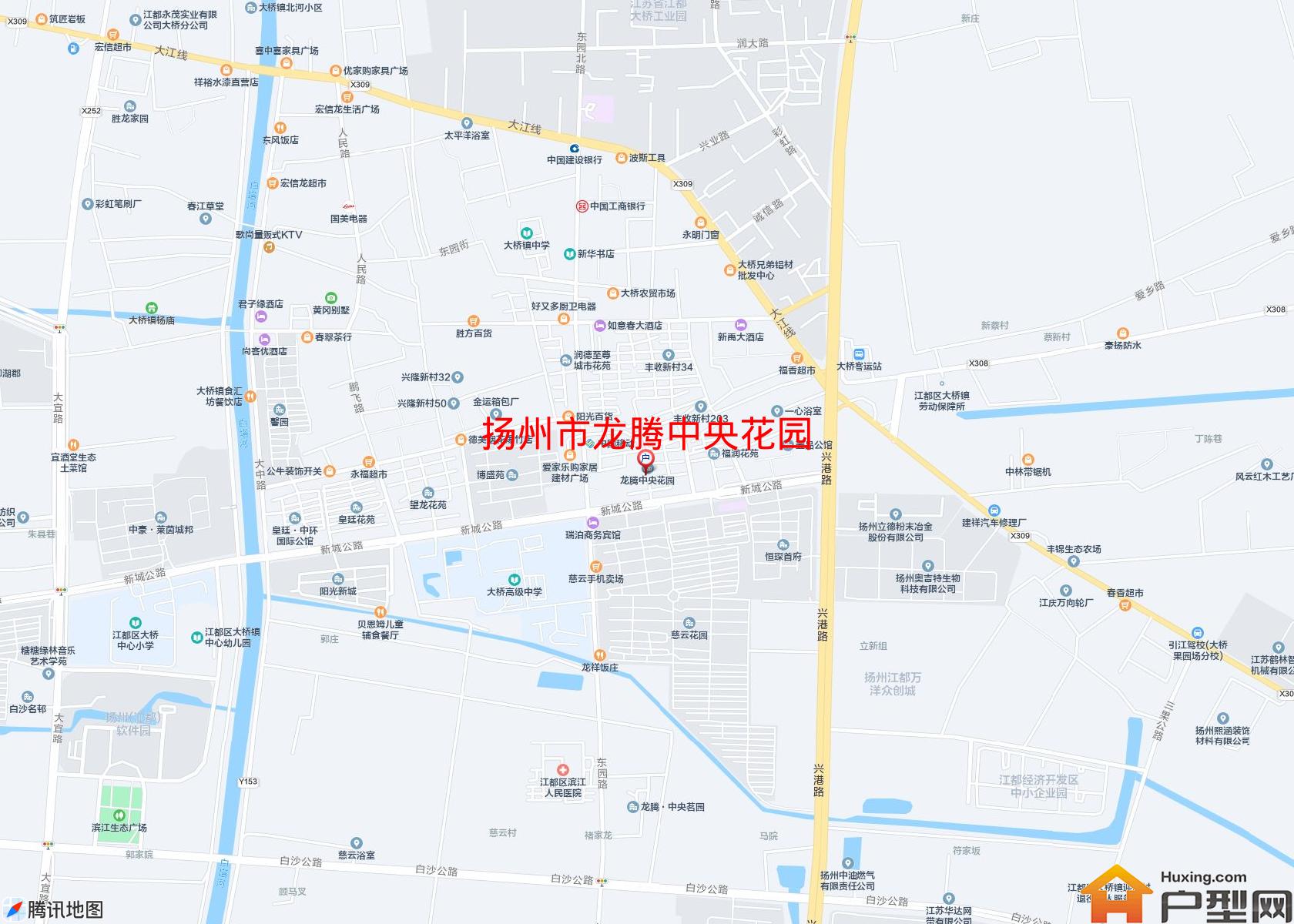龙腾中央花园小区 - 户型网