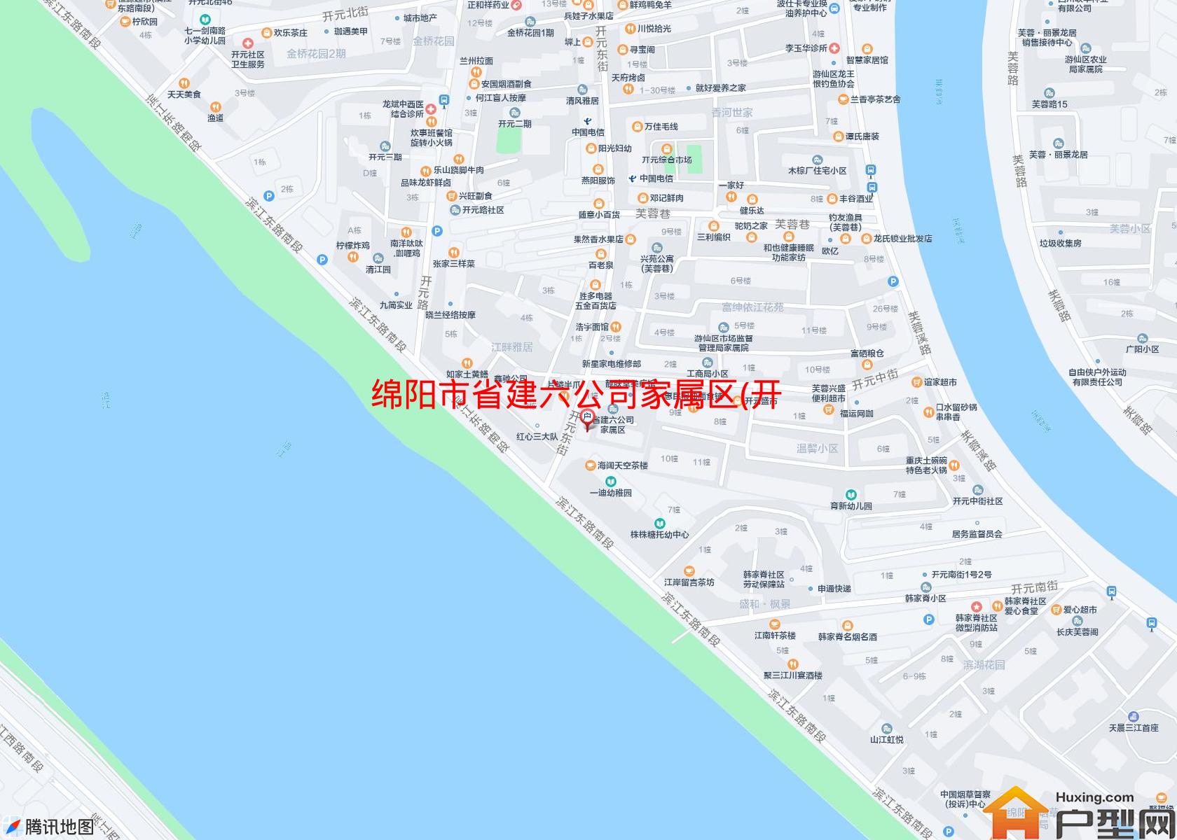 省建六公司家属区(开元东街)小区 - 户型网