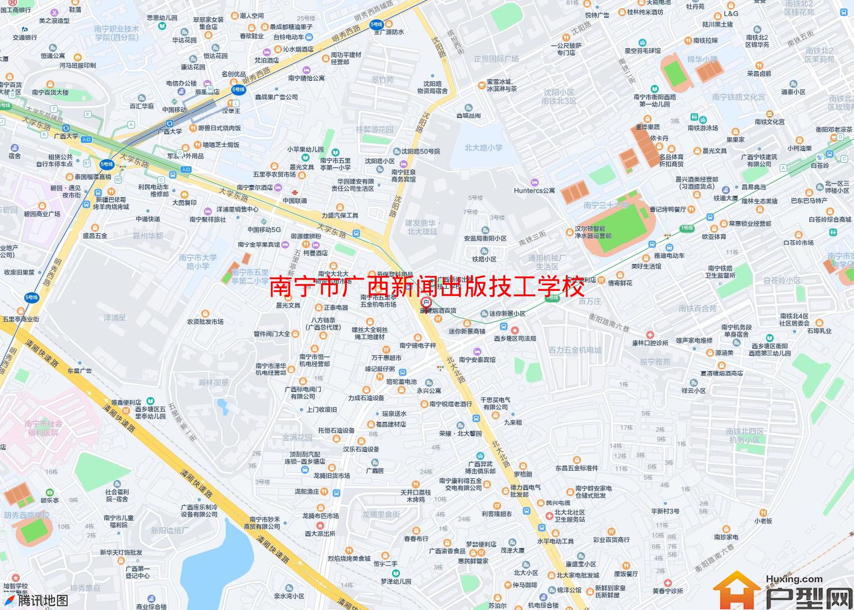 广西新闻出版技工学校宿舍小区 - 户型网