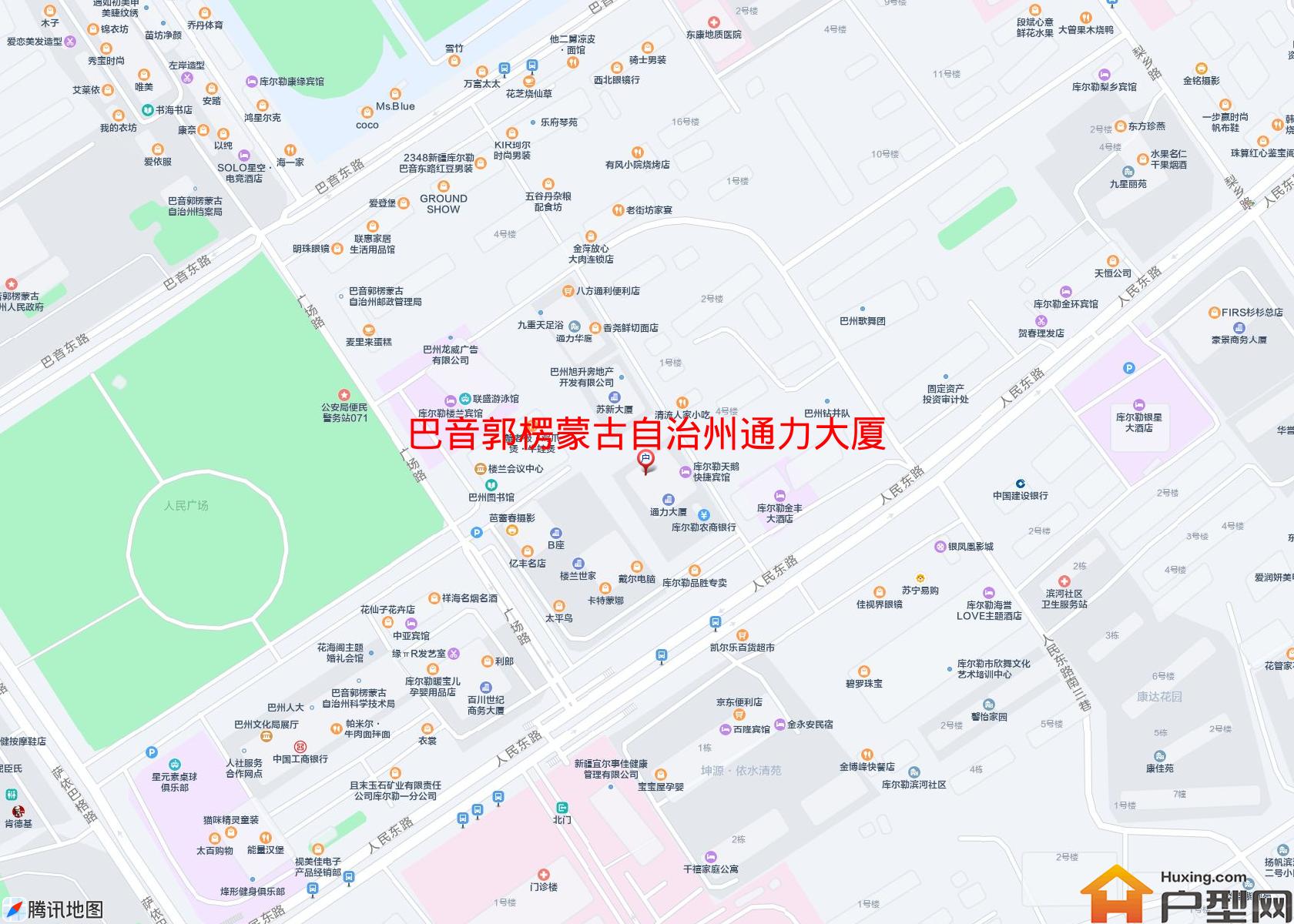 通力大厦(人民东路)小区 - 户型网