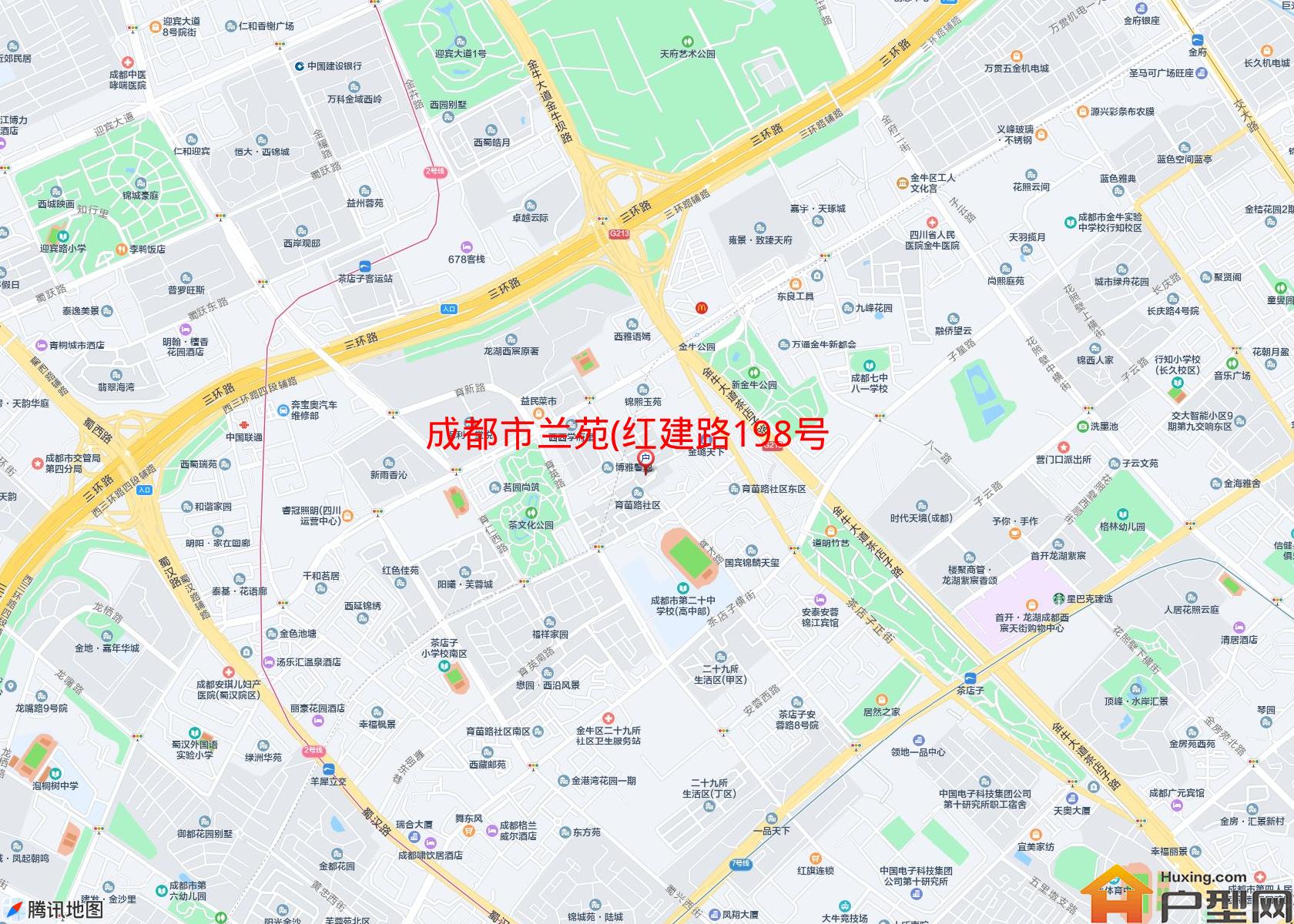 兰苑(红建路198号)小区 - 户型网
