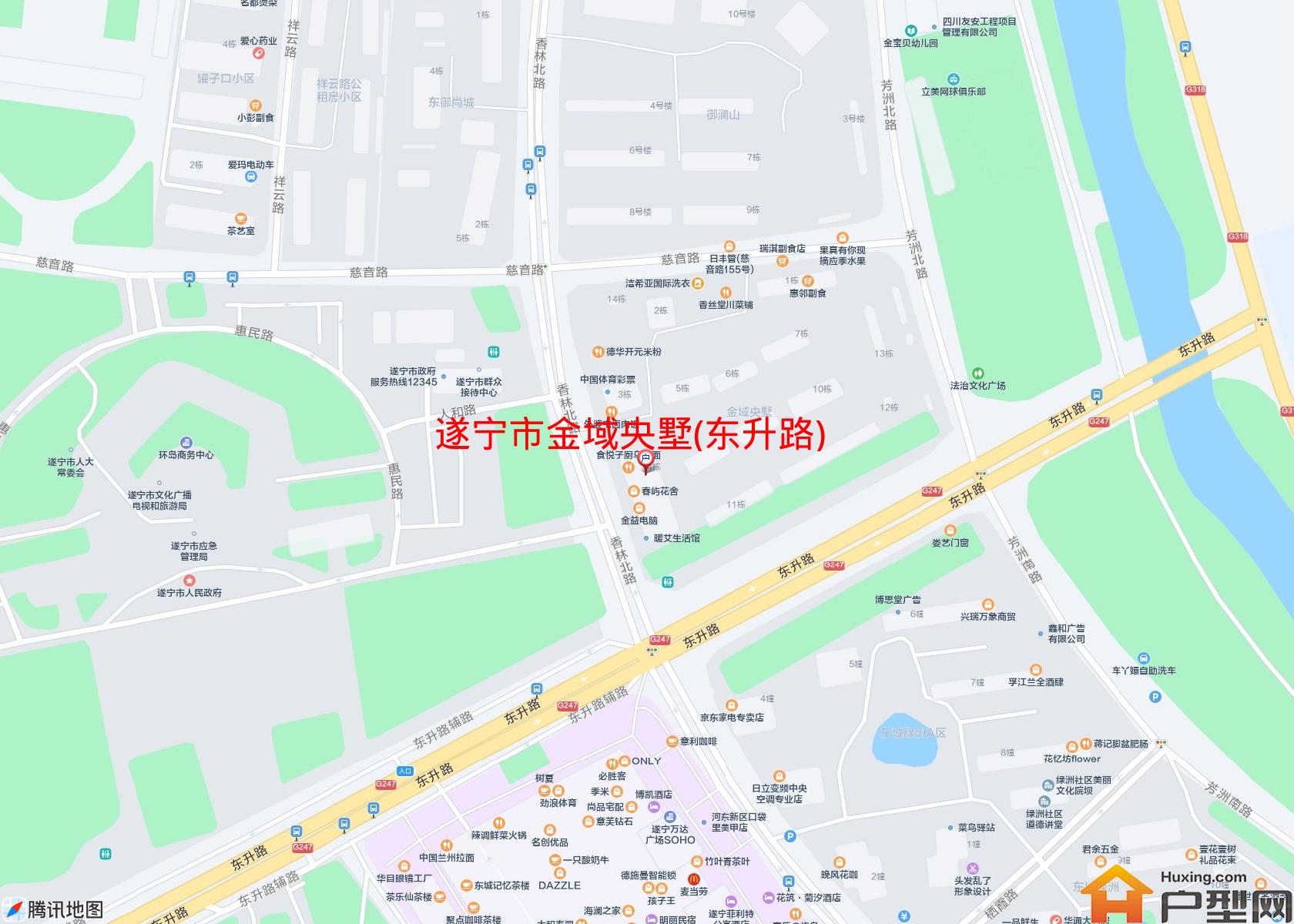 金域央墅(东升路)小区 - 户型网