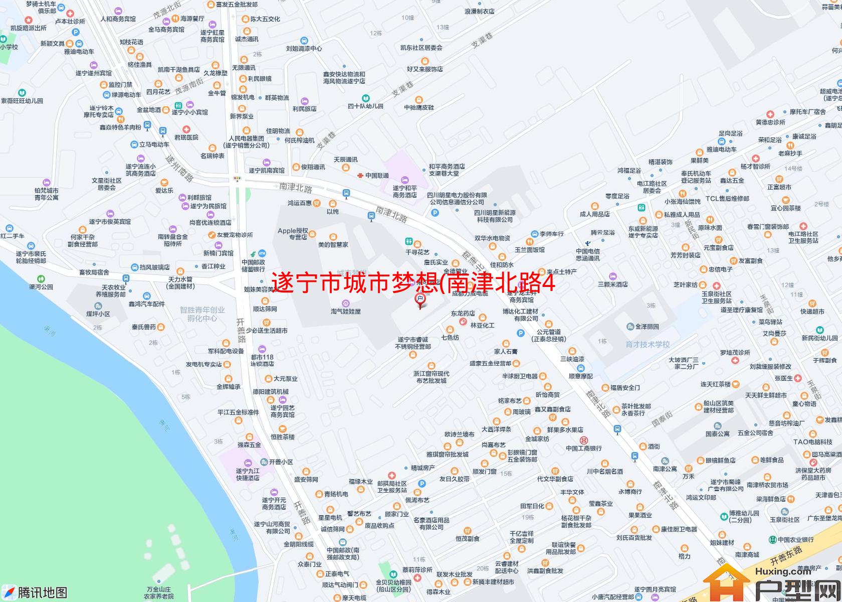城市梦想(南津北路49号)小区 - 户型网