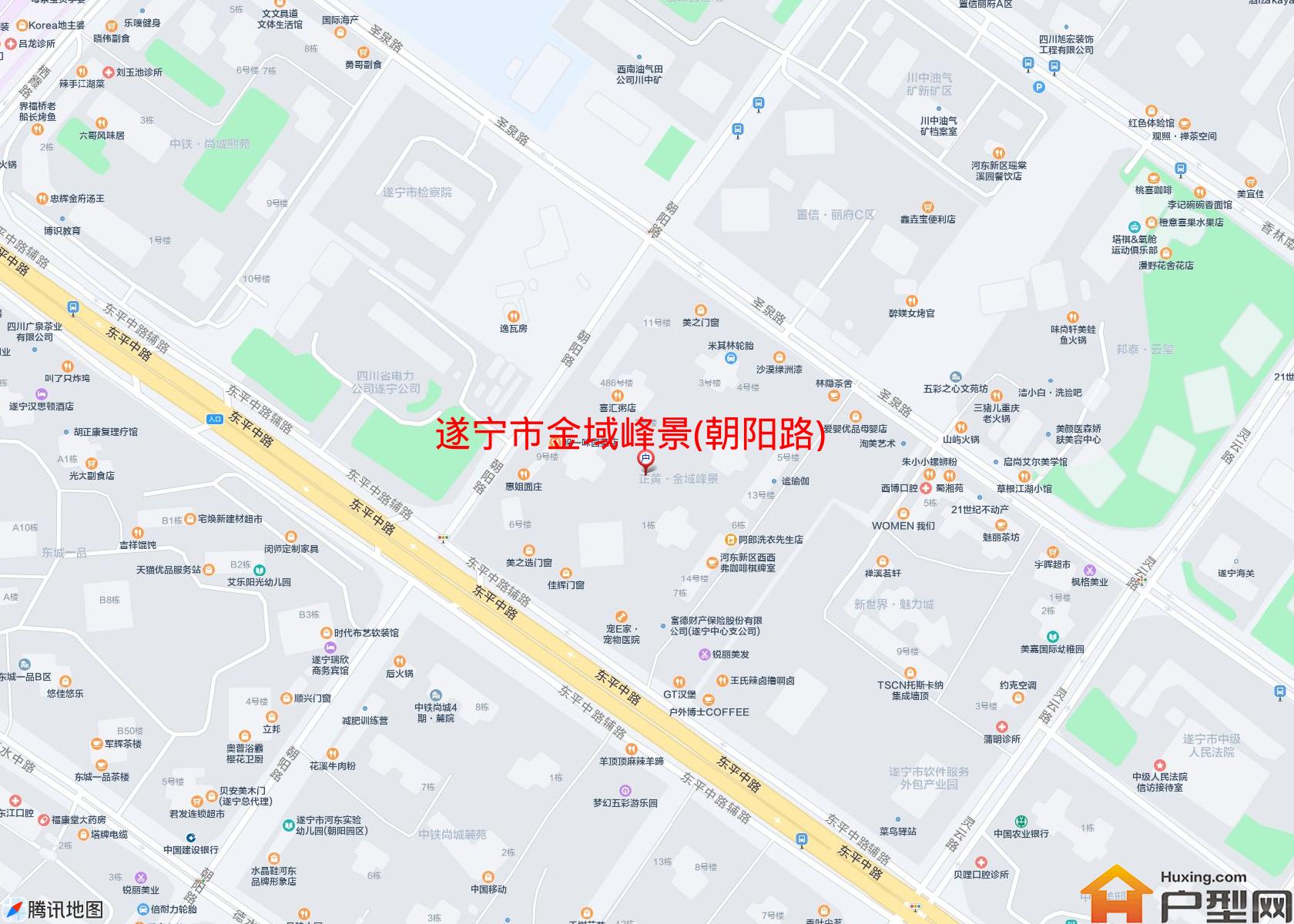 金域峰景(朝阳路)小区 - 户型网