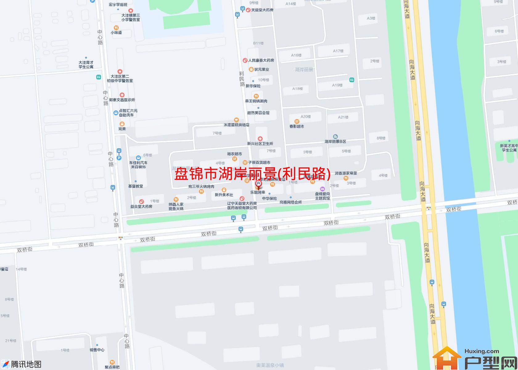 湖岸丽景(利民路)小区 - 户型网