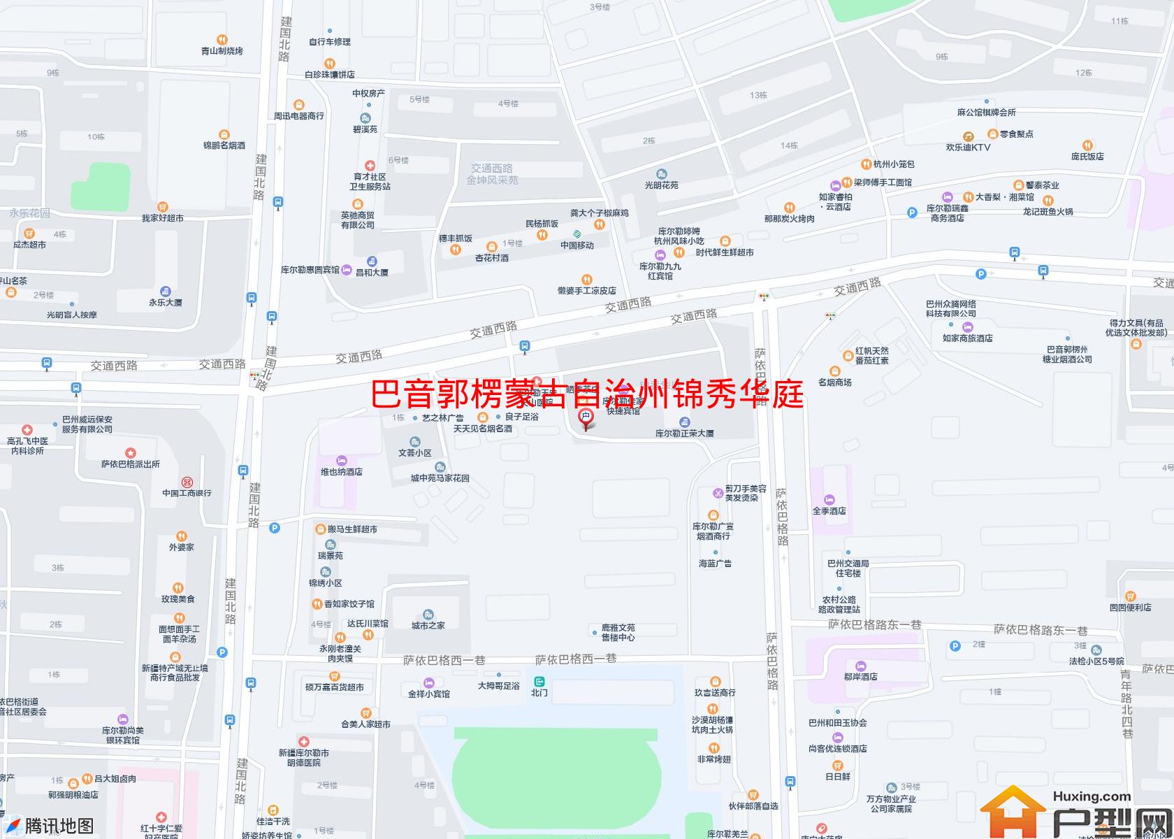 锦秀华庭(交通西路10号)小区 - 户型网