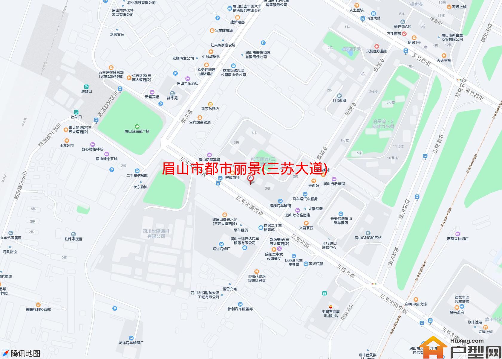 都市丽景(三苏大道)小区 - 户型网
