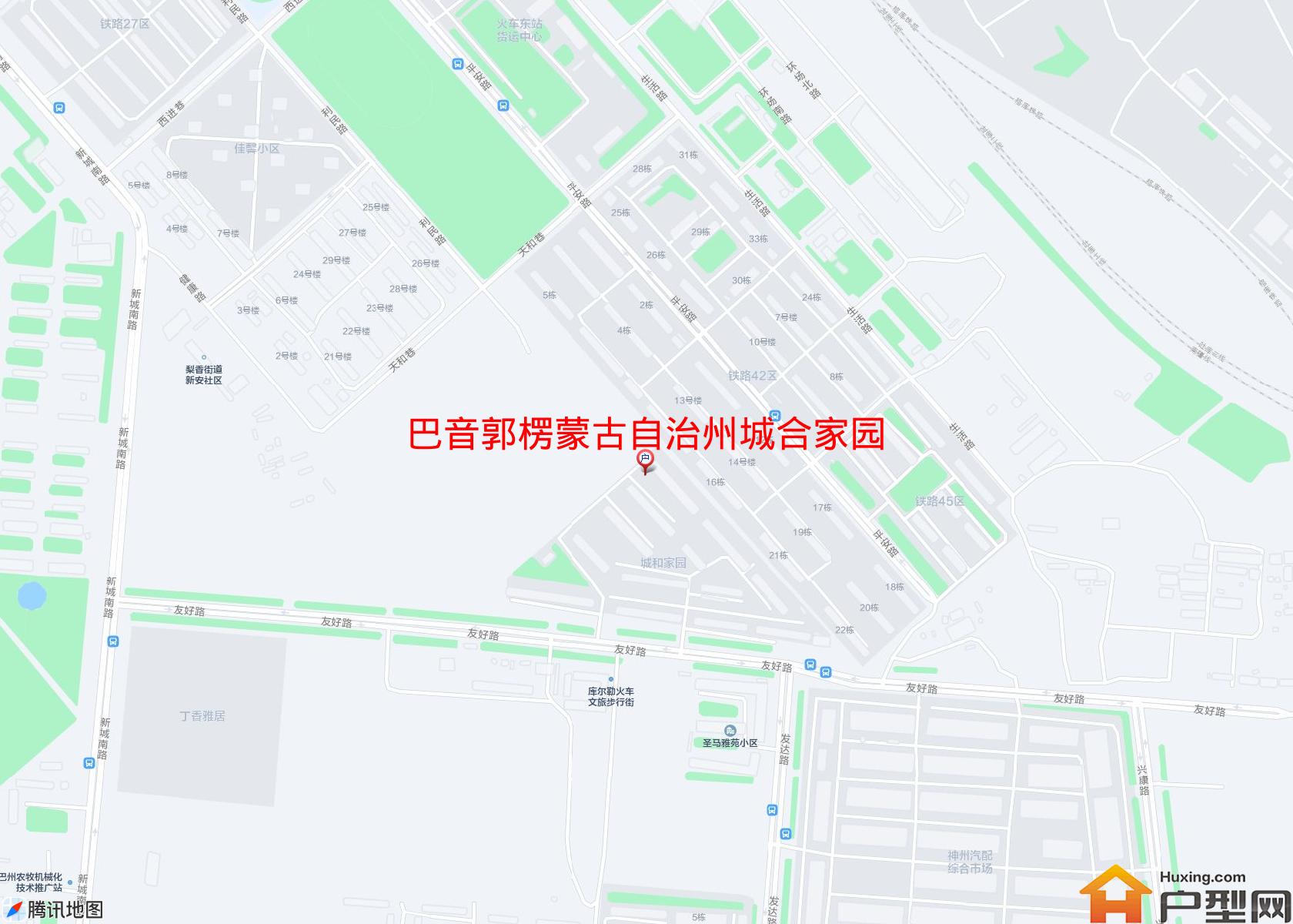 城合家园(建设街道)小区 - 户型网