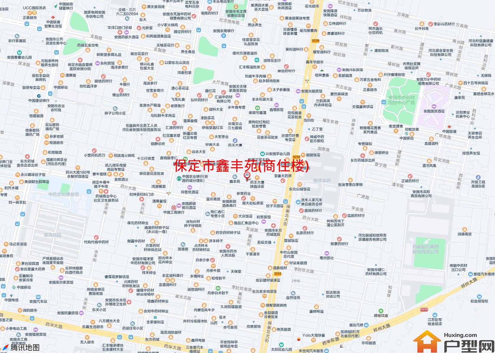 鑫丰苑(商住楼)小区 - 户型网