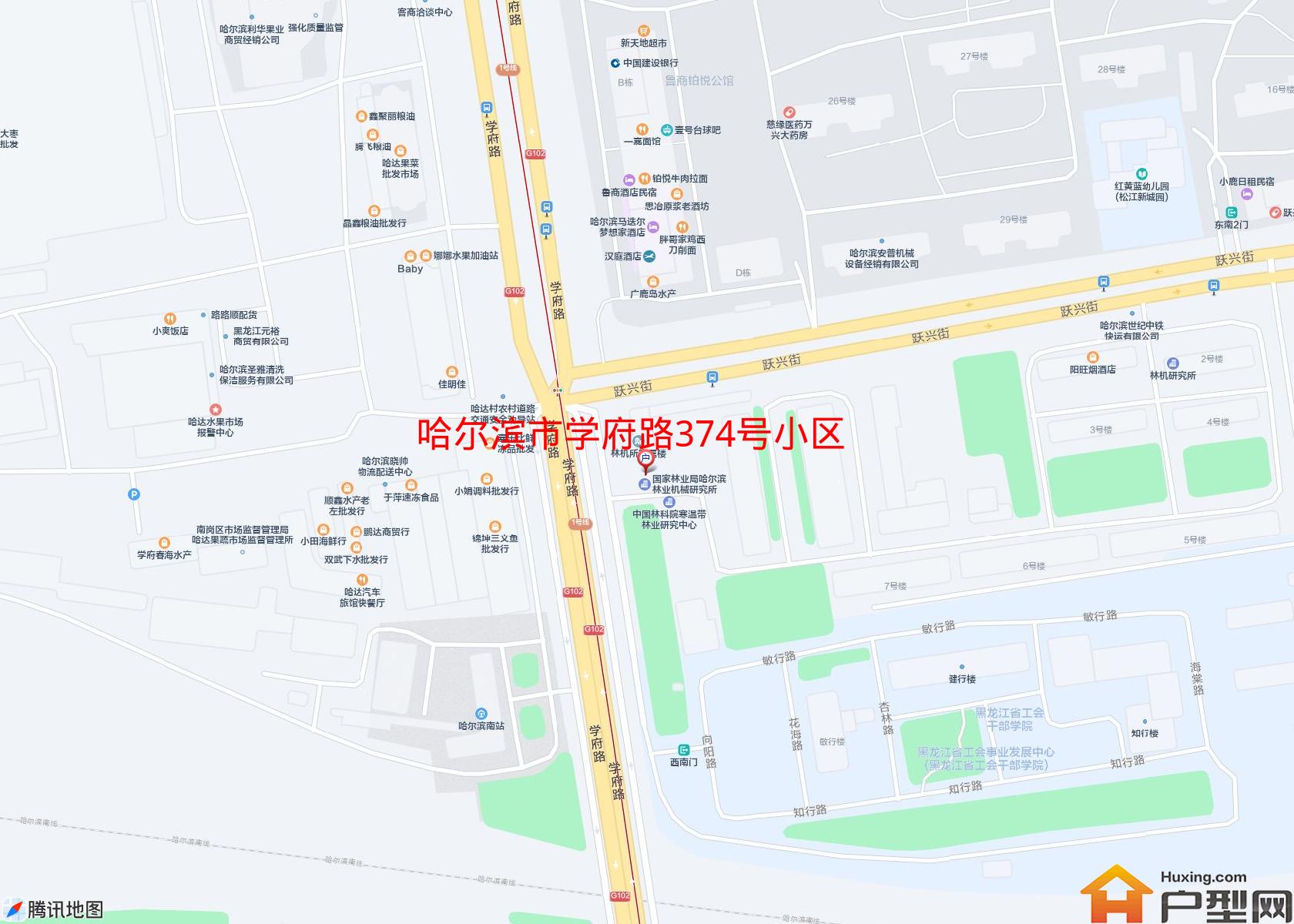 学府路374号小区小区 - 户型网