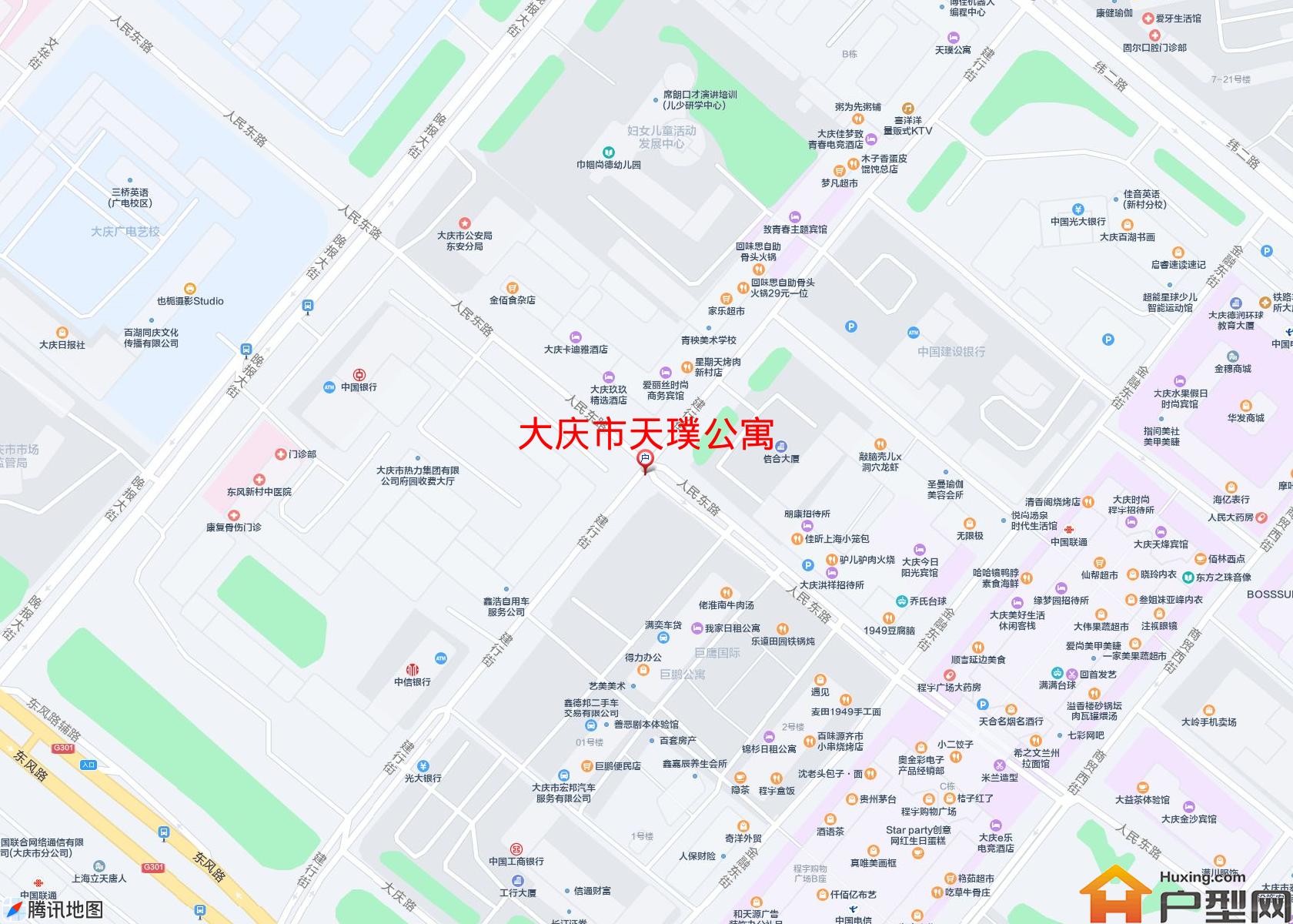 天璞公寓小区 - 户型网
