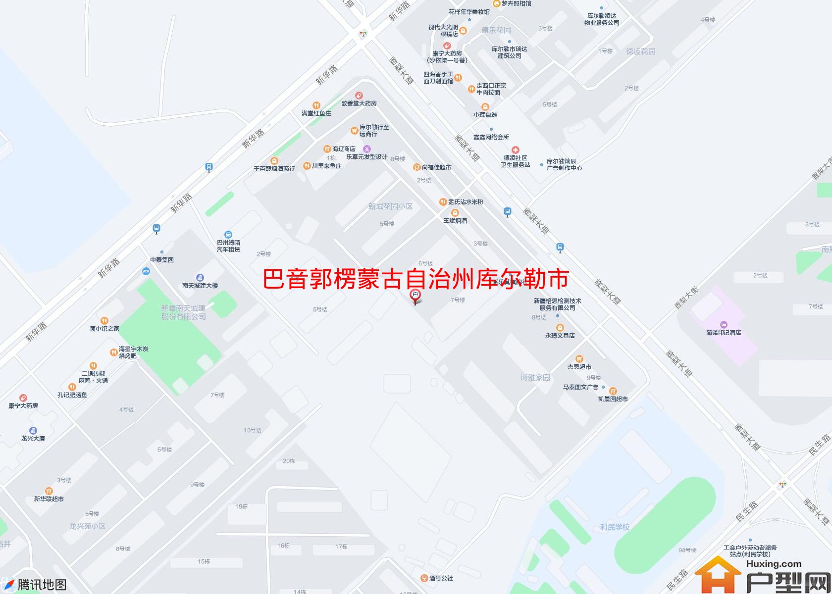 库尔勒市新城花园小区(香梨大道68号)小区 - 户型网