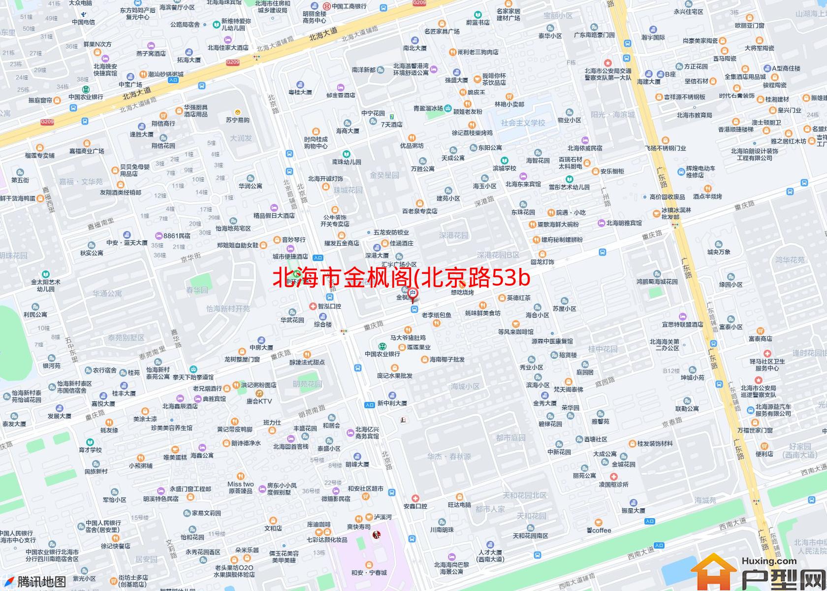 金枫阁(北京路53b号)小区 - 户型网