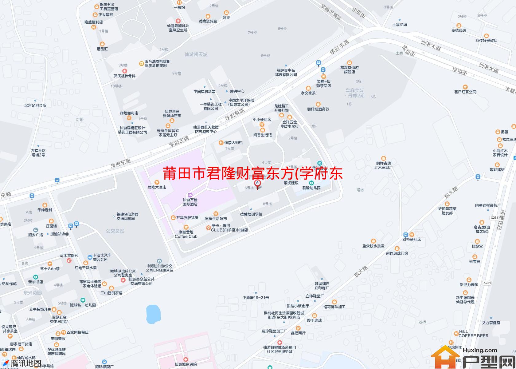 君隆财富东方(学府东路)小区 - 户型网