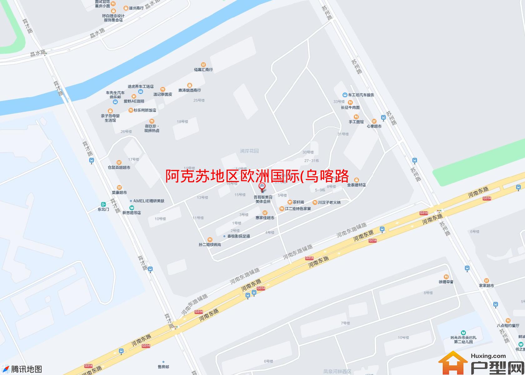 欧洲国际(乌喀路)小区 - 户型网