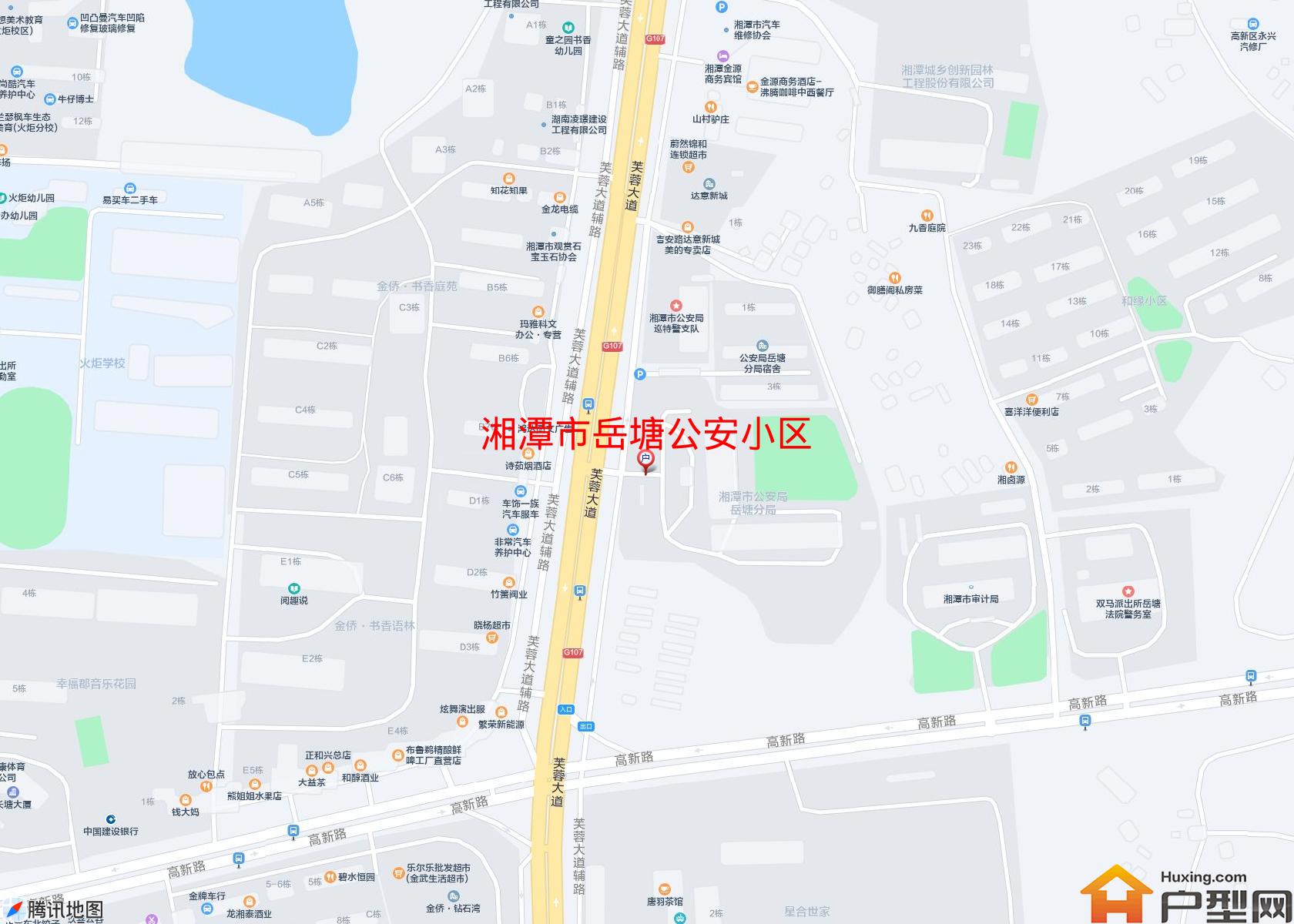 岳塘公安小区小区 - 户型网