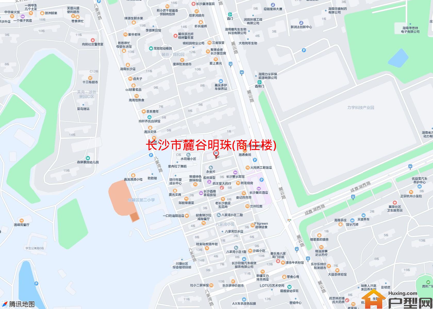 麓谷明珠(商住楼)小区 - 户型网